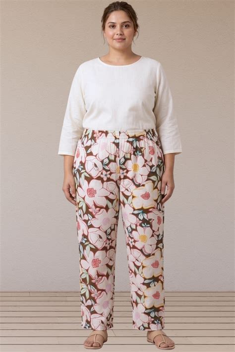Buy Plus Size Firozi Cotton Straight Salwar | Apella - The XS to 10XL Store