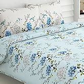 haus & kinder Bedsheets,100% Cotton Double Bed Sheet, 186 TC Bedsheet ...