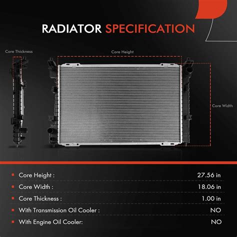 A-Premium Engine Coolant Radiator Assembly India | Ubuy