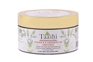 Taashi Vitamin E & Liquorice Gel Face Pack(50 GM) for minimising open ...