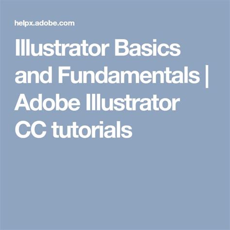 Image result for Basic Illustrator Lessons