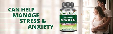 Buy Nutrainix Plant-Based Ashwagandha With 10+ Ingredients | Extra ...