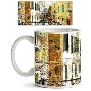 Buy ArtzFolio Venetian Pictures | Ceramic Coffee Tea Mug Inside White ...