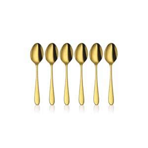Buy Yanmai Stainless Steel Gold PVD Coating Coffee Spoon,6 Pieces ...