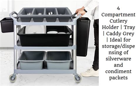 Buy Saylani Enterprises Silverware Tray, 21.1x12x3.9 Inch Plastic ...