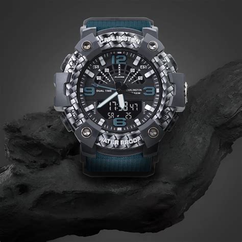 Carlington Analog Digital Sports Watch For Men - 9103