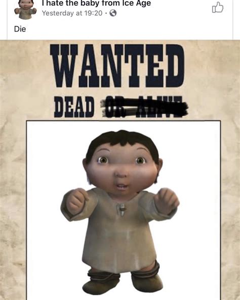 Ice Age Baby Meme - 56+ Koleksi Gambar