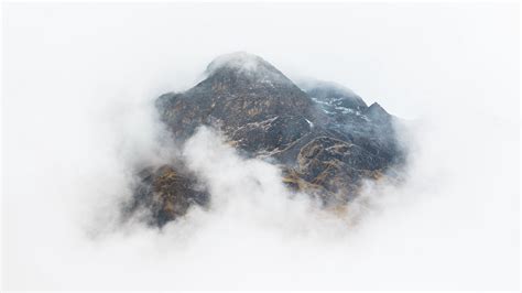 Download wallpaper 1920x1080 mountain, peak, clouds, fog, height full ...