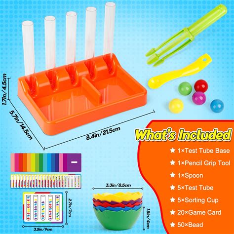 Counting And Color Sorting Toys For Toddlers Math Manipulatives Match ...