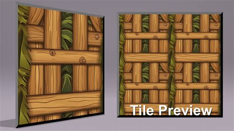 Cartoon Wood Textures Pack 48 - 10x PNG
