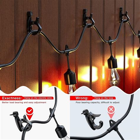 Lewufe 20PCS Light Hanger Hooks with Safety Buckle Design - India | Ubuy