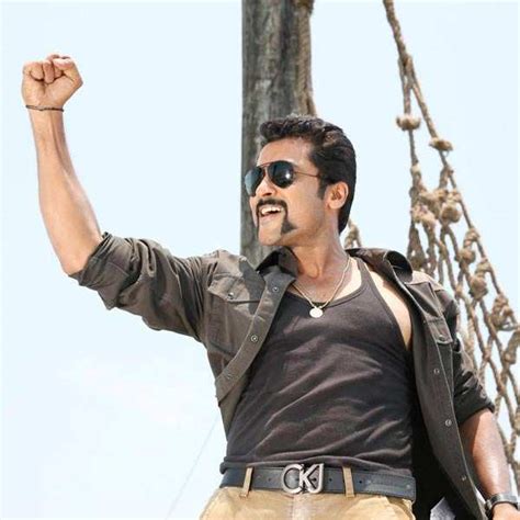 Suriya in a still from the Tamil movie Singham 2