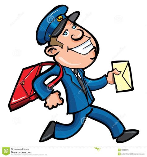 Cartoon mailman delivering | Clipart Panda - Free Clipart Images
