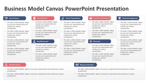 Business Model Canvas Free Slide Design 的图像结果