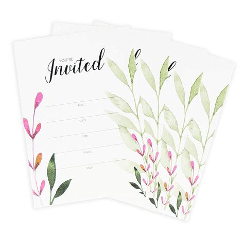 Buy Cavepop Invitations Card for Birthday, Bridal, Baby Shower - 25 ...