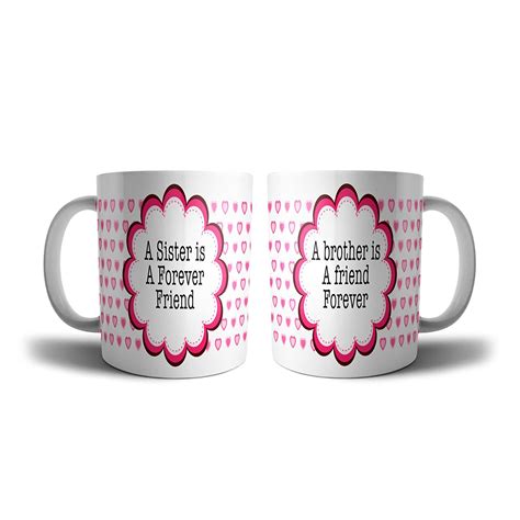 Buy iKraft® A Sister/Brother is a Forever Friend Ceramic Coffee Mug ...