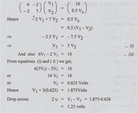 Nodal analysis of circuits for dependent sources (controlled sources)