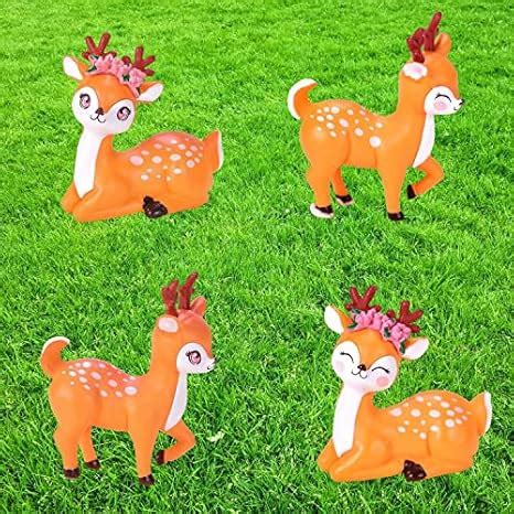 Buy SATYAM KRAFT 1 Set (6 Pcs) Deer Miniature Figurines Showpiece ...