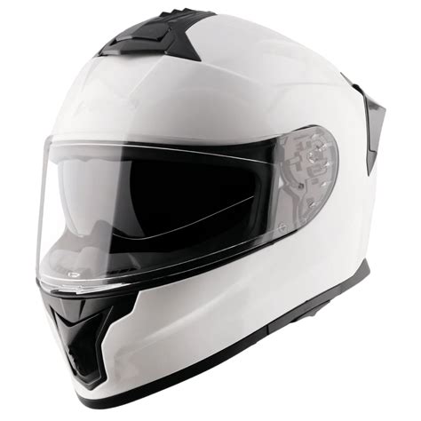 VEGA Zap Dx Solid White Full Face Helmet – Sparkly Helmets
