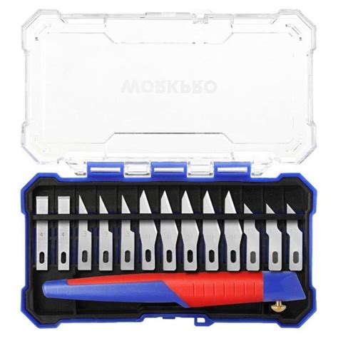 WORKPRO WP219005 14 Parça Profesyonel Hobi Maket Bıçağı Seti - fiyat ...