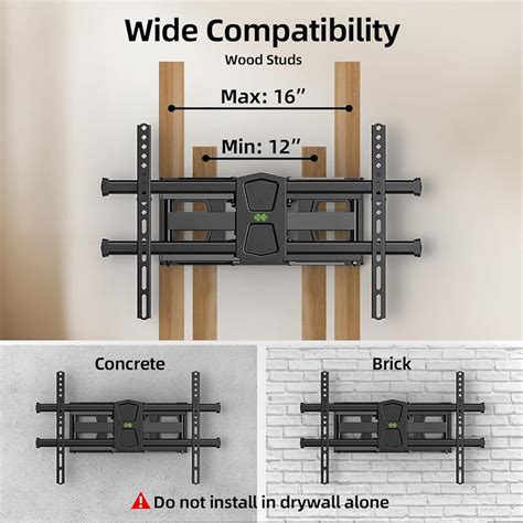 USXMOUNT USX MOUNT Full Motion TV Wall Mount for 42-82 Inch India | Ubuy