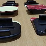 Buy Mobilegear 3 Flat & 3 Curved Mounts with 3M Helmet Adhesive Mount ...