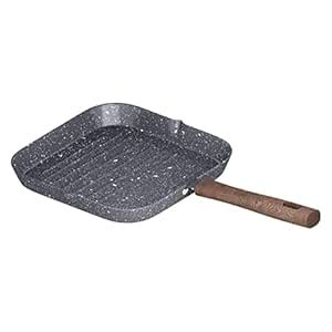 Buy Lifelong LLCKG01 Aluminium Die Cast Grill Pan 24 CM| Non-Toxic| Gas ...