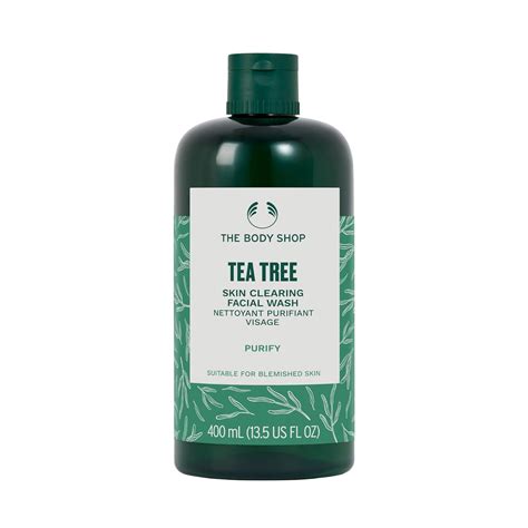 The Body Shop Tea Tree Skin Clearing Facial Wash – Purificador para la ...