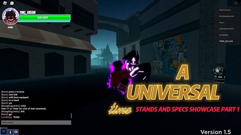 Image result for A Universal Time Stand Change GUI Script