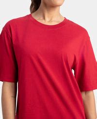 Buy Super Combed Cotton Oversized T-Shirt with Drop Shoulder Styling ...