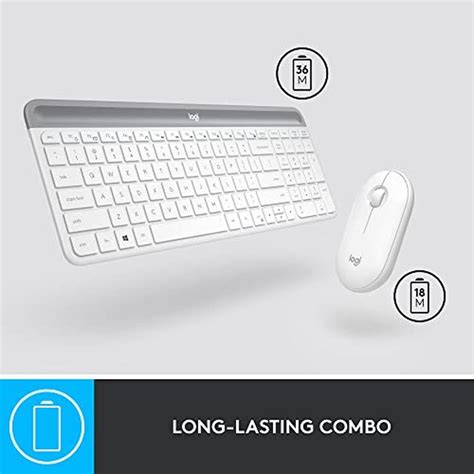 Logitech MK470 | Slim Wireless Keyboard and Mouse Combo | Ultra-Quiet 2 ...