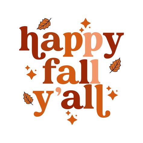 Happy Fall Ya'll Fall Autumn Ready to Press Sublimation Print - Etsy ...