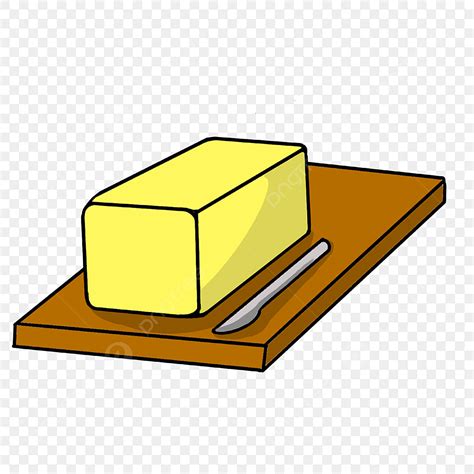 Butter Clipart Hd PNG, Minimalistic Butter Clip Art, Butter Clipart ...