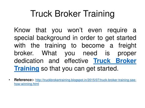 PPT - Freight Broker Training - Presented By ...