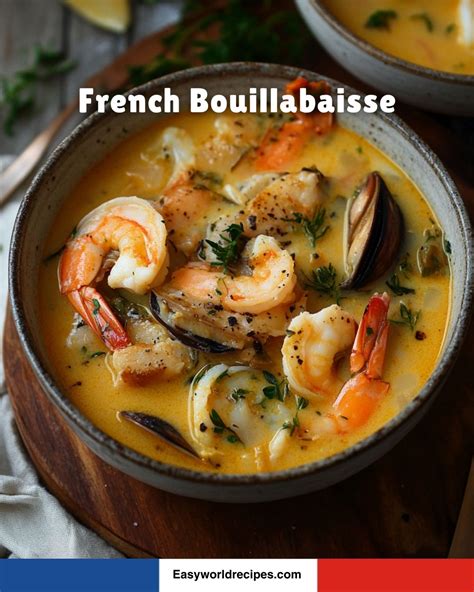 French - 🍲 French Bouillabaisse A comforting Provençal seafood stew ...