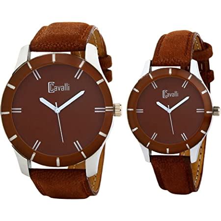 Buy Cavalli Brown Dial Ultimate Couple Watch-for Men, Women Online at ...