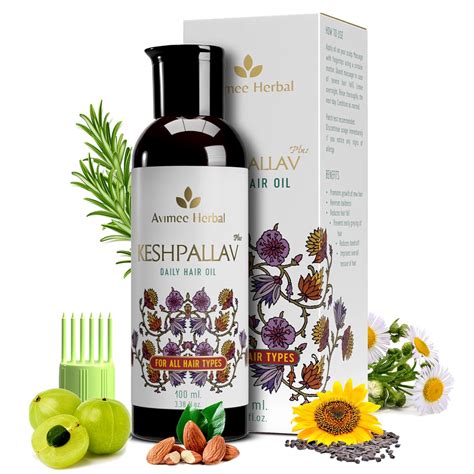 Buy Avimee Herbal Keshpallav Plus Hair Oil for Men & Women | Keshpallav ...
