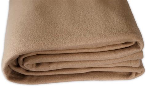 Polar Fleece Trevira Blankets - Camel - Murray Textiles Ltd