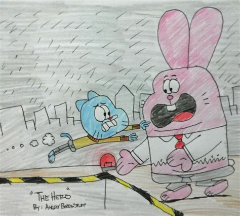 The Amazing World of Gumball - The Hero by YoshiBowserFanatic on DeviantArt