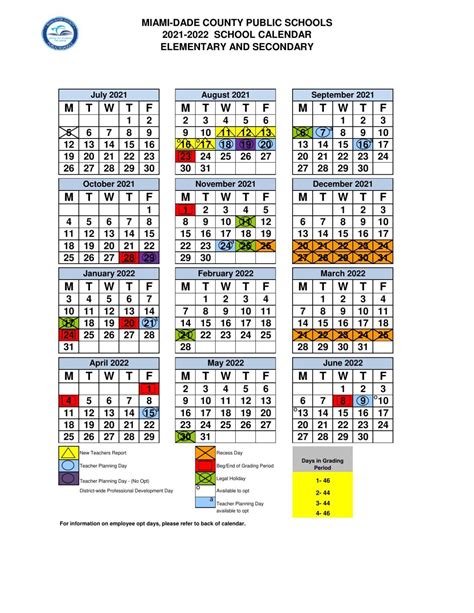 Miami Dade Schools Calendar