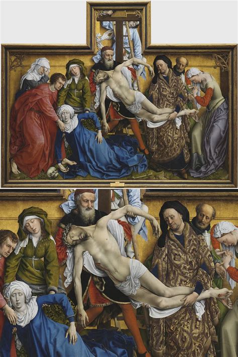 Descubre el descendimiento de la cruz de Van der Weyden con IA