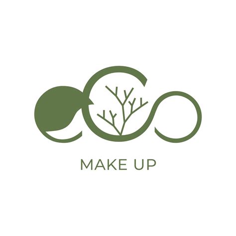 eco make up logotype логотип для бренда экологичной косметики | Логотип отеля, Логотип ...