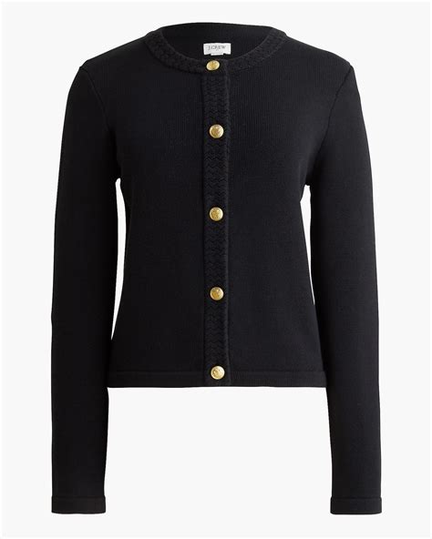 Cotton-blend Cardigan Sweater Lady Jacket For Women | Factory