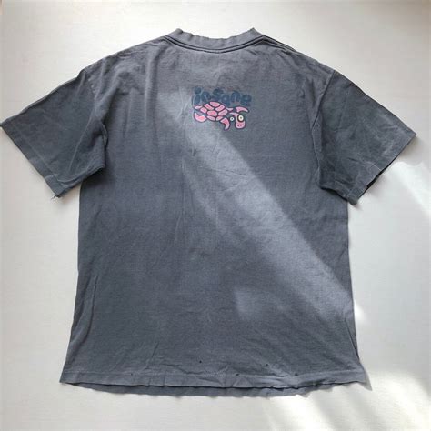 90s INSANE Twisted Teddy Tシャツ ブラック(グレー) 表記(L) | niche (ニッチ)