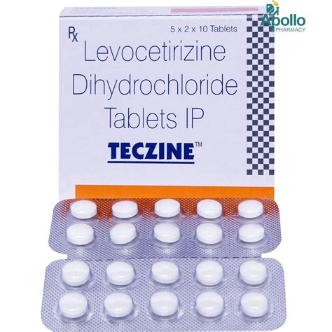 Teczine Tablet 10's Price, Uses, Side Effects, Composition - Apollo ...