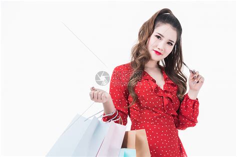 女性逛街购物消费高清图片下载-正版图片500862598-摄图网