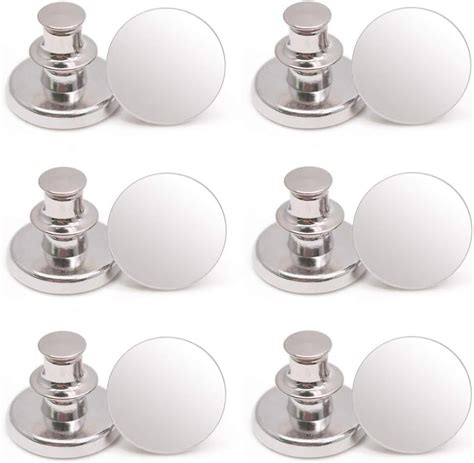 Buy 12 Sets 17mm Replacement Jean Buttons, No Sew Instant Button ...