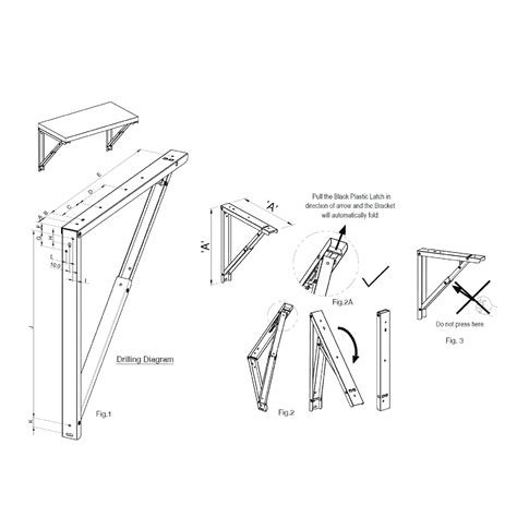 Durable ebco Folding Table Bracket for Stable, Portable Workspaces
