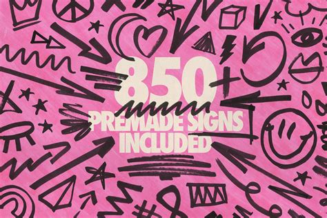 Markers Kit | Photoshop Brushes & 850+ PNG Scribbles | Indieground