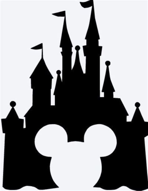 Disney Castle Silhouette | Free download best Disney Castle Silhouette ...